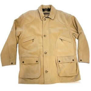 Heavy Leather Field Coat Mirage Men’s XL